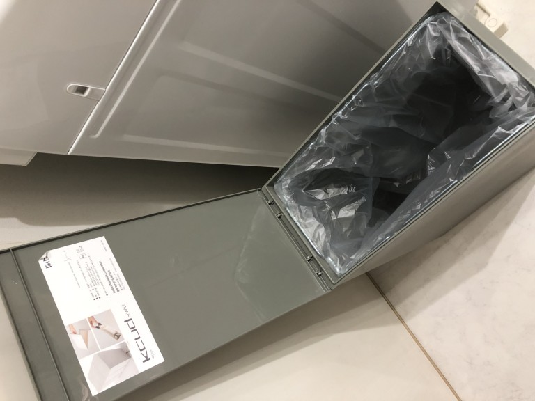 クード　ゴミ箱（洗面所のペーパータオル捨てに最適）縦開きタイプ