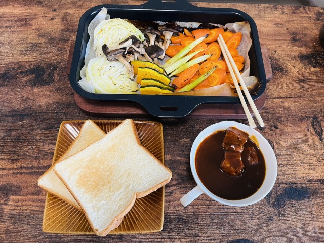 ラクック・グラン　グリル焼き野菜　献立例